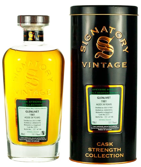 [IB] Signatory - Glenlivet 34Yo (1981) C.S. [48.1%]  700ml