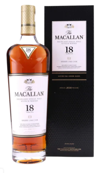 Macallan 18y Sherry Oak 2022 700ml