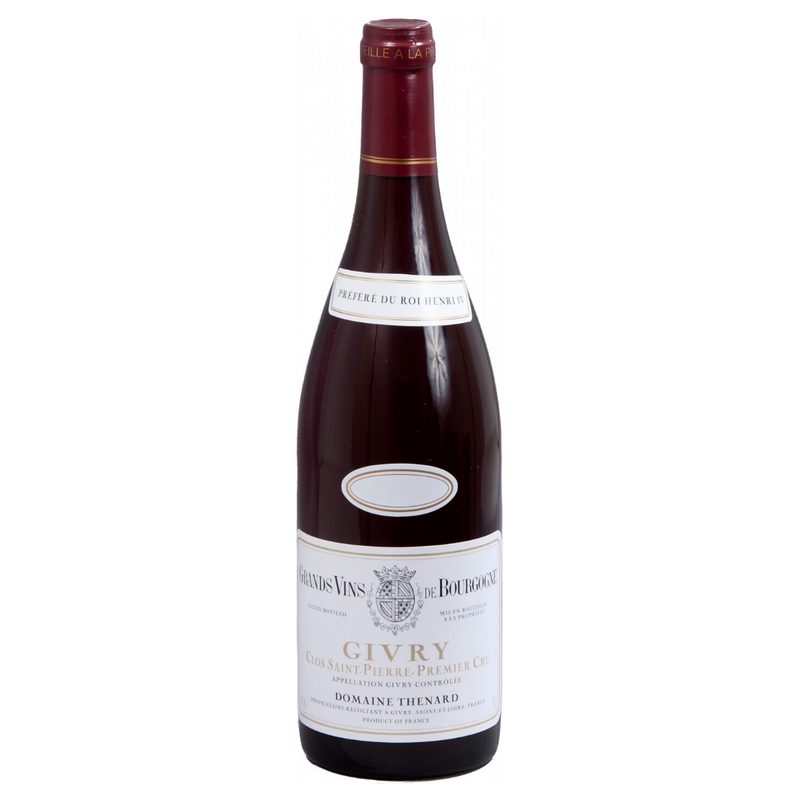 France Domaine Thénard Givry 1er Cru "Clos Saint Pierre" Rouge 2018 - 750ml